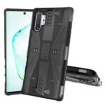 Shockproof Plastic + TPU Phone Cover Case for Samsung Galaxy Note 10 Plus / Note 10 Plus 5G – Black