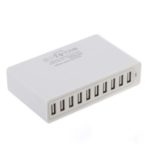 XBX09L 50W 5V 2.4A 10 Ports USB Home Charge Portable Travel Charger White – EU Plug