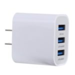 LZ-528 3.1A Wall Charger Travel Charger Adapter Fast Charging with 3 USB Interfaces – US Plug