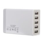 5 Ports USB Home Charge Portable Travel Charger White XBX09 5V 8A – EU Plug