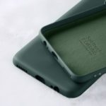 X-LEVEL Dynamic Series Anti-Drop Liquid Silicone Phone Casing for Huawei Mate 30 – Dark Green