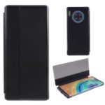 View Window Smart Leather Flip Case Cell Phone Cover for Huawei Mate 30 Pro – Black