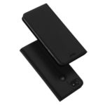 DUX DUCIS Skin Pro Series Card Slot Leather Stand Cell Phone Case for Motorola Moto E6 Play – Black