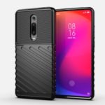 Thunder Series Twill Texture Soft TPU Phone Cover for Xiaomi Redmi K20/Mi 9T/K20 Pro/Mi 9T Pro – Black