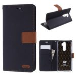 ROAR Twill Skin Wallet Leather Case for Xiaomi Redmi Note 8 Pro – Black