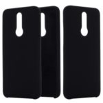 Liquid Silicone Stylish Casing Cell Shell for Xiaomi Redmi 8 – Black