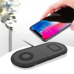 2 in 1 Wireless Charging Base for iPhone iWatch Samsung Etc (CE FCC RoHS PSE Certificates)