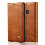Retro Style Crazy Horse Wallet Leather Stand Case for vivo Y17 / Y12 – Brown