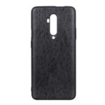 Crazy Horse Leather Coated PC + TPU Phone Case for OnePlus 7T Pro – Black