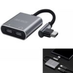 DUX DUCIS USB C to Type-C Audio + Type-C Charging Port Cable Adapter