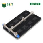 BEST BST-001E Stainless Steel Circuit Board PCB Holder Fixture Work Station for Chip Repair Tools – Black