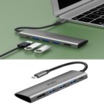 WIWU Alpha USB-C 5-in-1 Hub A531H [USB3.0*3 + HDMI*1 + Type-c*1]