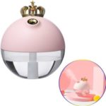 Crown Aroma Essential Oil Diffuser Air Humidifier for Car Home Office – Pink