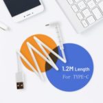 ROAR 1.2M 2.4A Type-C Kickstand Data Line Charging Cable – Black