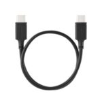 MOMAX 0.3m Charging Cable Double Type-C Interface Data Sync Charging Cord for Samsung Huawei Xiaomi Etc – Black