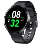 K12 Smart Watch 1.3-inch Color Screen Heart Rate Monitoring Waterproof Smartband Wristband – Black