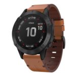 Genuine Leather Smart Watch Band for Garmin Fenix 6