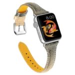 Bling Design Smart Watch Strap Replacement for Apple Watch Series 1/2/3 42mm / Series 4/5 44mm – Black / Gold