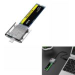 JMS578 USB3.0 SSD Solid State PCIE Protocol M.2 NGFF SATA Mobile Hard Disk Enclosure DM201SC