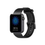 18mm Silicone Wrist Strap Replacement for Xiaomi Mi Smart Watch – Black