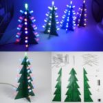 DIY Star Flashing 3D LED Decoration Christmas Tree