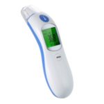 Digital IR Infrared Body Fever Thermometer Adult Children Forehead and Ear Thermometer for Baby Kids – Blue