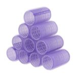 10Pcs Large Self Grip Hair Rollers Professional Hair Salon Hairdressing Curlers Tools – Purple / 3.1cm