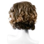 High-temperature Synthetic Fiber Fashion Wig Natural Matte Hair Wig Short Gold Hairpiece for Men