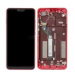 LCD Screen and Digitizer Assembly with Frame for Xiaomi Mi 8 Lite / Mi 8 Youth (Mi 8X) – Red