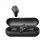 ESSAGER T1 TWS Bluetooth Wireless Earphone Headset Headphone with Charging Bin – Black