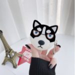 Cartoon Dog Silicone Protective Case for Apple AirPods Pro – Black
