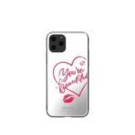 KINGXBAR Angel Series Mirror Surface Silicone Frame + PC Hybrid Case for iPhone 11 Pro 5.8 inch – Love Heart