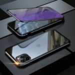 Blue Devil Series for iPhone 11 Pro 5.8 inch Magnetic Metal Frame + Double-sided Tempered Glass Anti-blue-ray Cover – Black