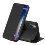 DUX DUCIS Skin X Series Leather Card Holder Magnetic Flip Case for iPhone X/XS 5.8 inch – Black