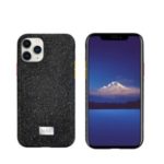 NXE Rhinestone Decoration PC Back Phone Case Shell for iPhone 11 Pro Max 6.5 inch – Black