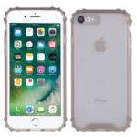 Drop-resistant Clear TPU Cell Phone Cover for iPhone 7/8 4.7 inch – Grey