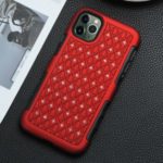 Shiny Rhinestone Decor PC+TPU Hybrid Phone Case for iPhone 11 Pro 5.8-inch – Red
