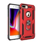 Hybrid PC TPU Kickstand Armor Style Phone Case for iPhone 6 Plus/7 Plus/8 Plus 5.5 inch – Red