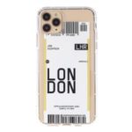 Creative Boarding Pass Pattern TPU Case for iPhone 11 Pro Max 6.5 inch – London