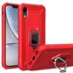 Finger Ring Kickstand Drop-proof TPU Mobile Cover for iPhone XR 6.1 inch – Red