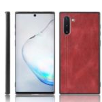PU Leather + PC + TPU Shell for Samsung Galaxy Note 10/Note 10 5G – Red