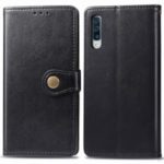 Wallet Leather Stand Case for Samsung Galaxy A50s – Black