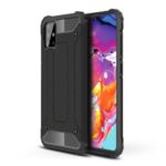 Armor Guard Plastic + TPU Hybrid Case for Samsung Galaxy A71 – Black