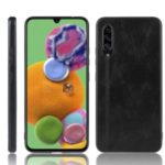 Leather Coated PC + TPU Combo Case for Samsung Galaxy A90 5G – Black