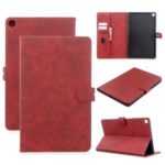 PU Leather Wallet Stand Tablet Protective Case for Samsung Galaxy Tab A 10.1 (2019) T510 T515 – Red
