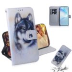 For Samsung Galaxy S11 Plus 6.9 inch Pattern Printing Wallet Stand Leather Case – Husky