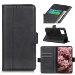 For Samsung Galaxy S11 Plus Magnetic Adsorption Leather Stand Wallet Phone Shell – Black