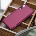 X-LEVEL Guardian Series Ultra Slim TPU Phone Case for Samsung Galaxy A50s – Wine Red