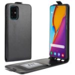Crazy Horse Surface Vertical Flip Leather Shell for Samsung Galaxy S11 6.7 inch – Black