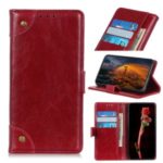 Nappa Texture PU Leather Wallet Protector Cover for Samsung Galaxy S11e 6.4 inch – Red